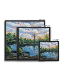 Load image into Gallery viewer, Lydney Lake Framed Canvas