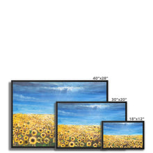 Load image into Gallery viewer, Glory to Ukraine Framed Canvas