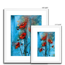 Load image into Gallery viewer, Poppy Burst Framed & Mounted Print