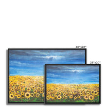Load image into Gallery viewer, Glory to Ukraine Framed Canvas