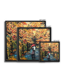 Load image into Gallery viewer, Autumn Stroll Framed Canvas