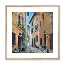 Load image into Gallery viewer, Argegno Street Framed & Mounted Print