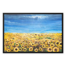 Load image into Gallery viewer, Glory to Ukraine Framed Canvas