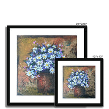 Load image into Gallery viewer, Potted Daisies Framed & Mounted Print