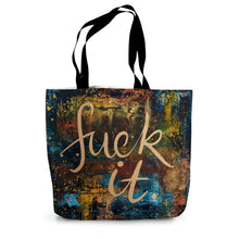 Load image into Gallery viewer, Fu@k it Canvas Tote Bag
