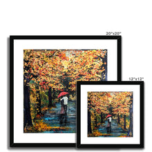 Load image into Gallery viewer, Autumn Stroll Framed &amp; Mounted Print
