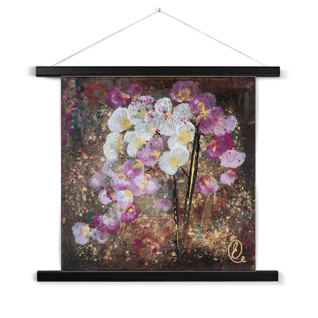 Lisa Orchid Fine Art Print with Hanger