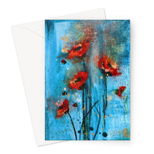 Load image into Gallery viewer, Poppy Burst Greeting Card
