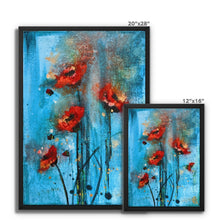 Load image into Gallery viewer, Poppy Burst Framed Canvas
