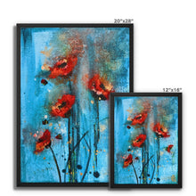 Load image into Gallery viewer, Poppy Burst Framed Canvas