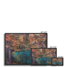 Load image into Gallery viewer, Autumn Lake Framed Canvas