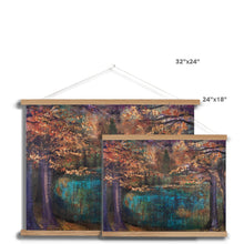 Load image into Gallery viewer, Autumn Lake Fine Art Print with Hanger
