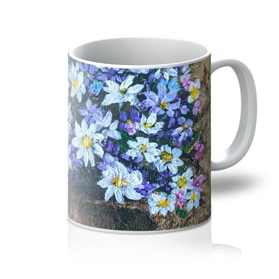 Potted Daisies Mug