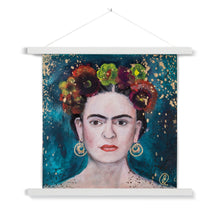 Load image into Gallery viewer, Frida Kahlo Fine Art Print with Hanger
