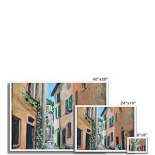 Load image into Gallery viewer, Argegno Street Framed Print
