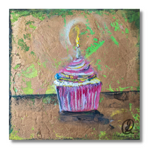 Load image into Gallery viewer, Cup Cake Original Artwork
