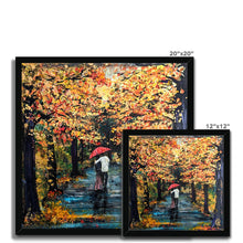 Load image into Gallery viewer, Autumn Stroll Framed Print
