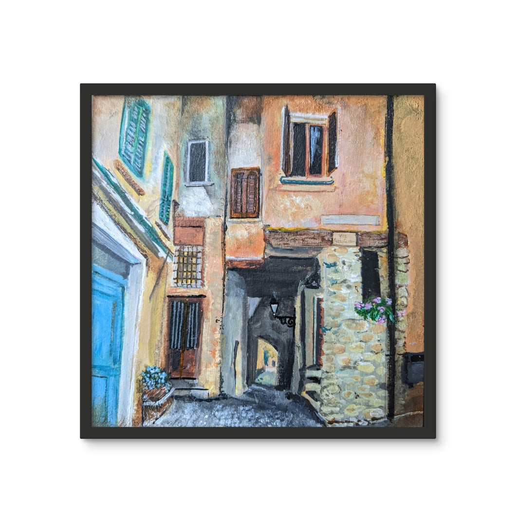 Via Pizzo Gordona Framed Photo Tile