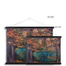 Load image into Gallery viewer, Autumn Lake Fine Art Print with Hanger
