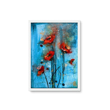 Load image into Gallery viewer, Poppy Burst Framed Photo Tile
