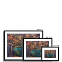 Load image into Gallery viewer, Autumn Lake Framed &amp; Mounted Print
