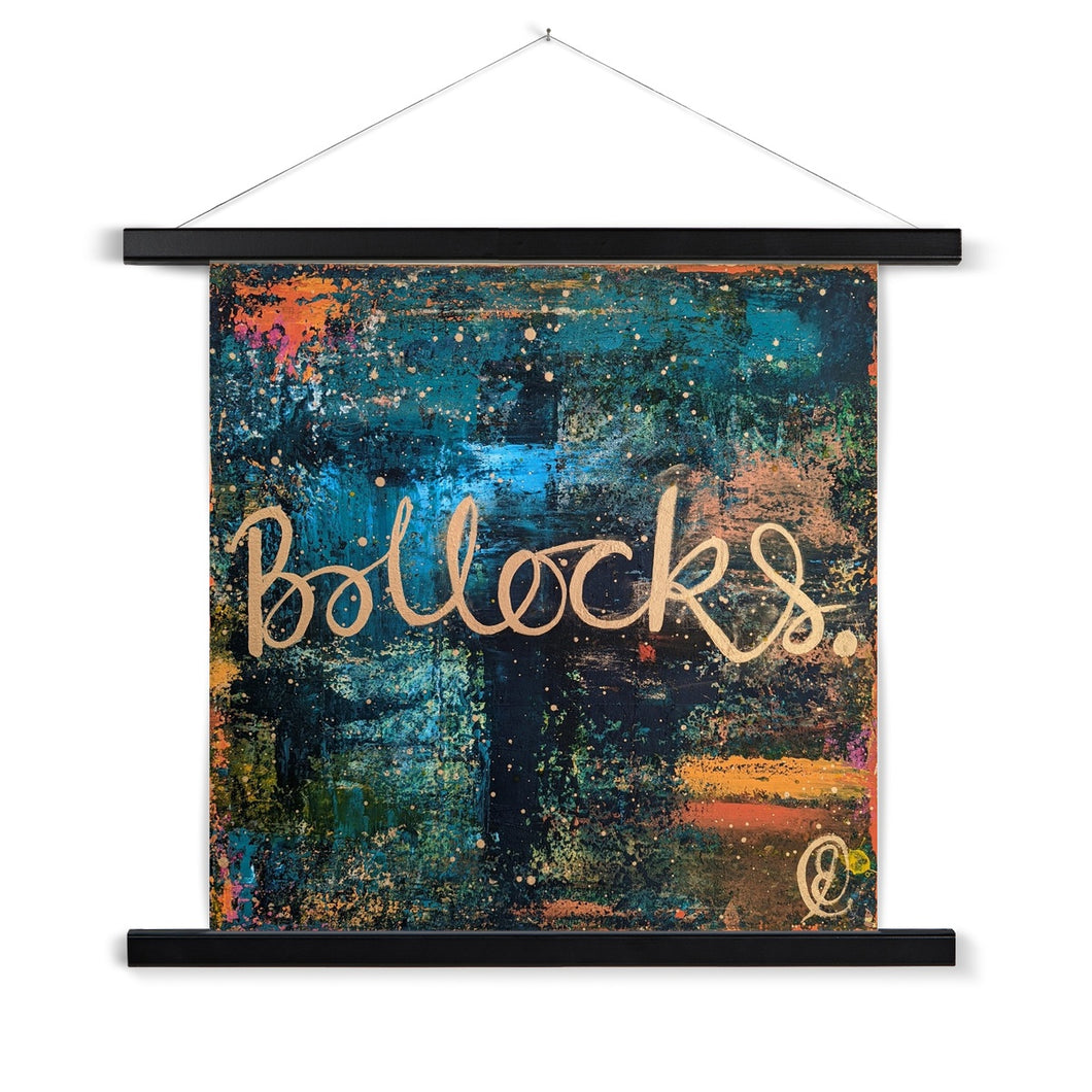 Boll*cks Fine Art Print with Hanger