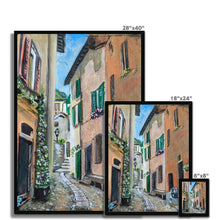 Load image into Gallery viewer, Argegno Street Framed Print
