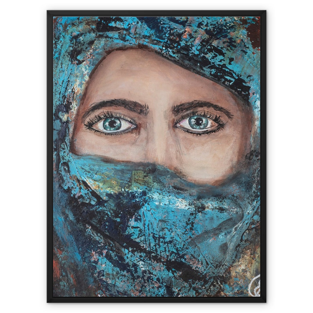 Unshed Tears Framed Canvas