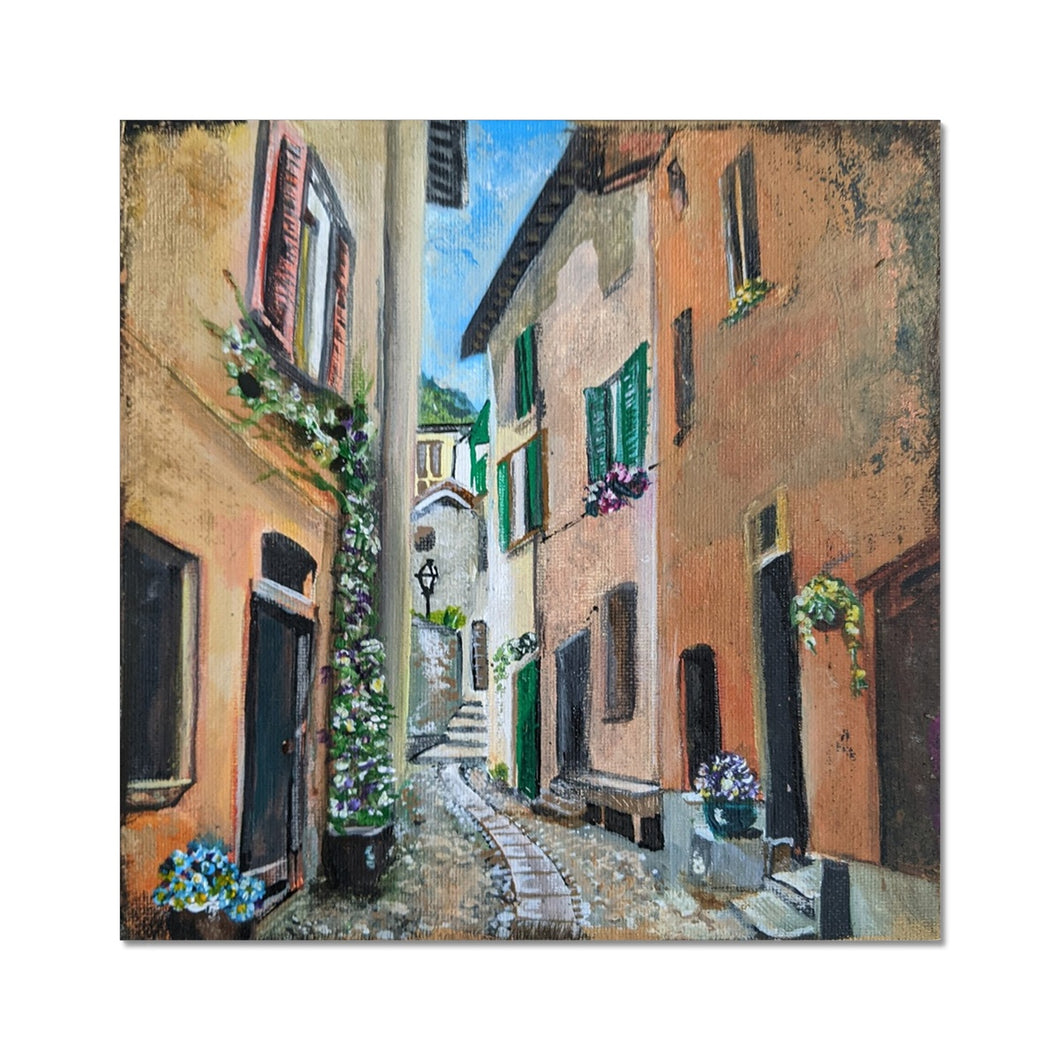 Argegno Street Fine Art Print