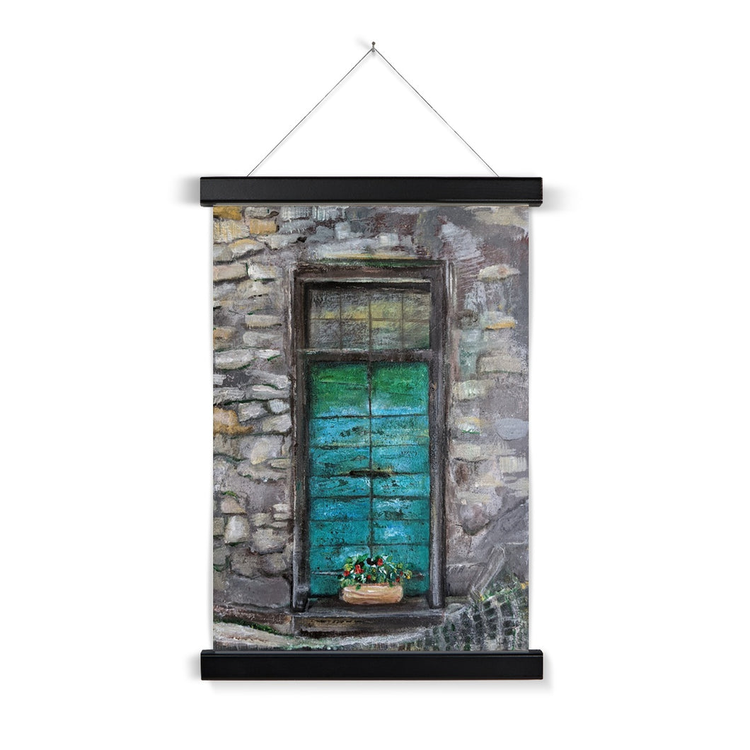 La Porta in Argegno Fine Art Print with Hanger