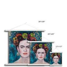 Load image into Gallery viewer, Frida Kahlo Fine Art Print with Hanger
