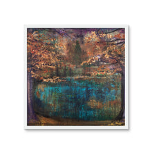 Load image into Gallery viewer, Autumn Lake Framed Photo Tile
