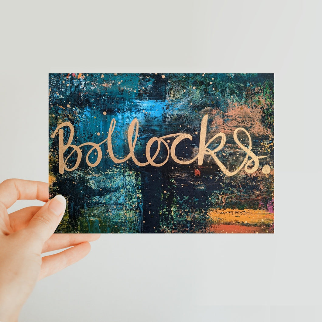 Boll*cks Classic Postcard