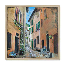 Load image into Gallery viewer, Argegno Street Framed Print
