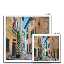 Load image into Gallery viewer, Argegno Street Framed Print
