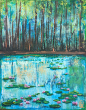 Load image into Gallery viewer, Lily Pad Lake Original Artwork
