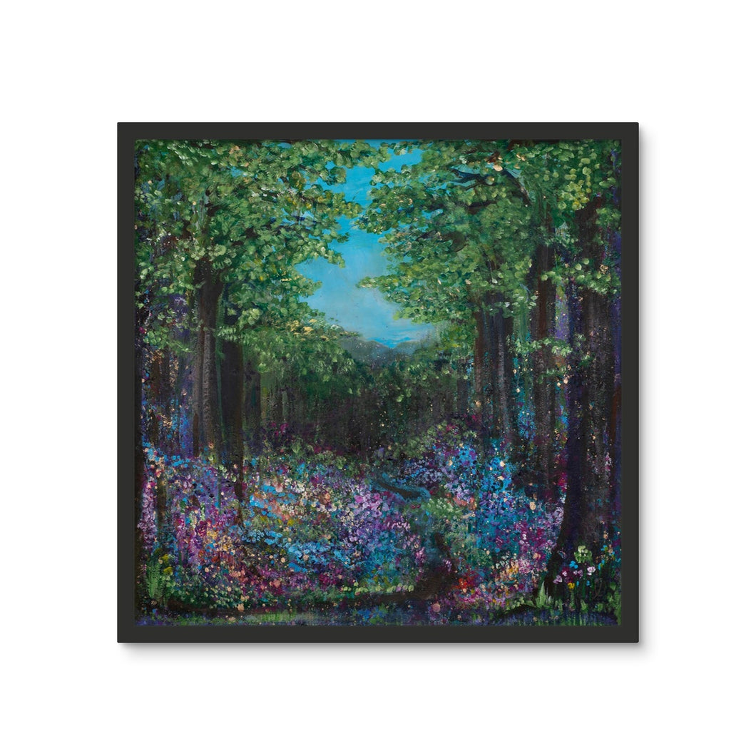 Certainty of Spring Framed Photo Tile