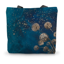 Load image into Gallery viewer, Midnight Wish Canvas Tote Bag
