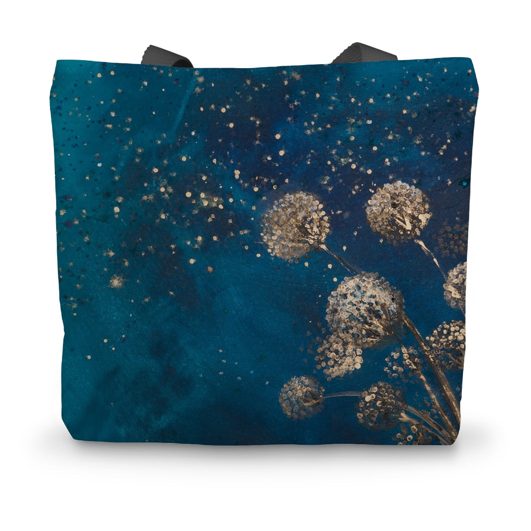 Midnight Wish Canvas Tote Bag