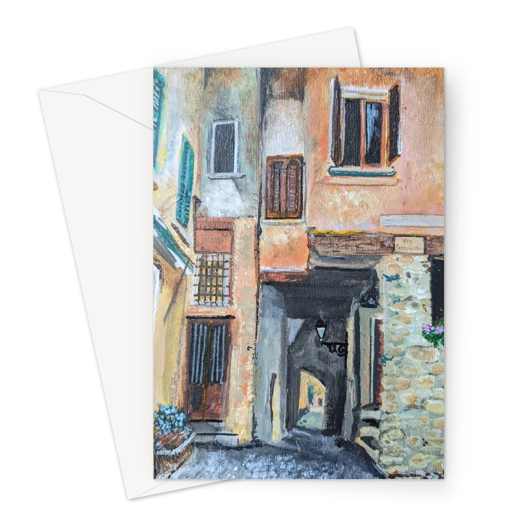 Via Pizzo Gordona Greeting Card