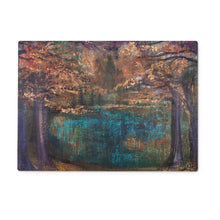 Load image into Gallery viewer, Autumn Lake Glass Chopping Board
