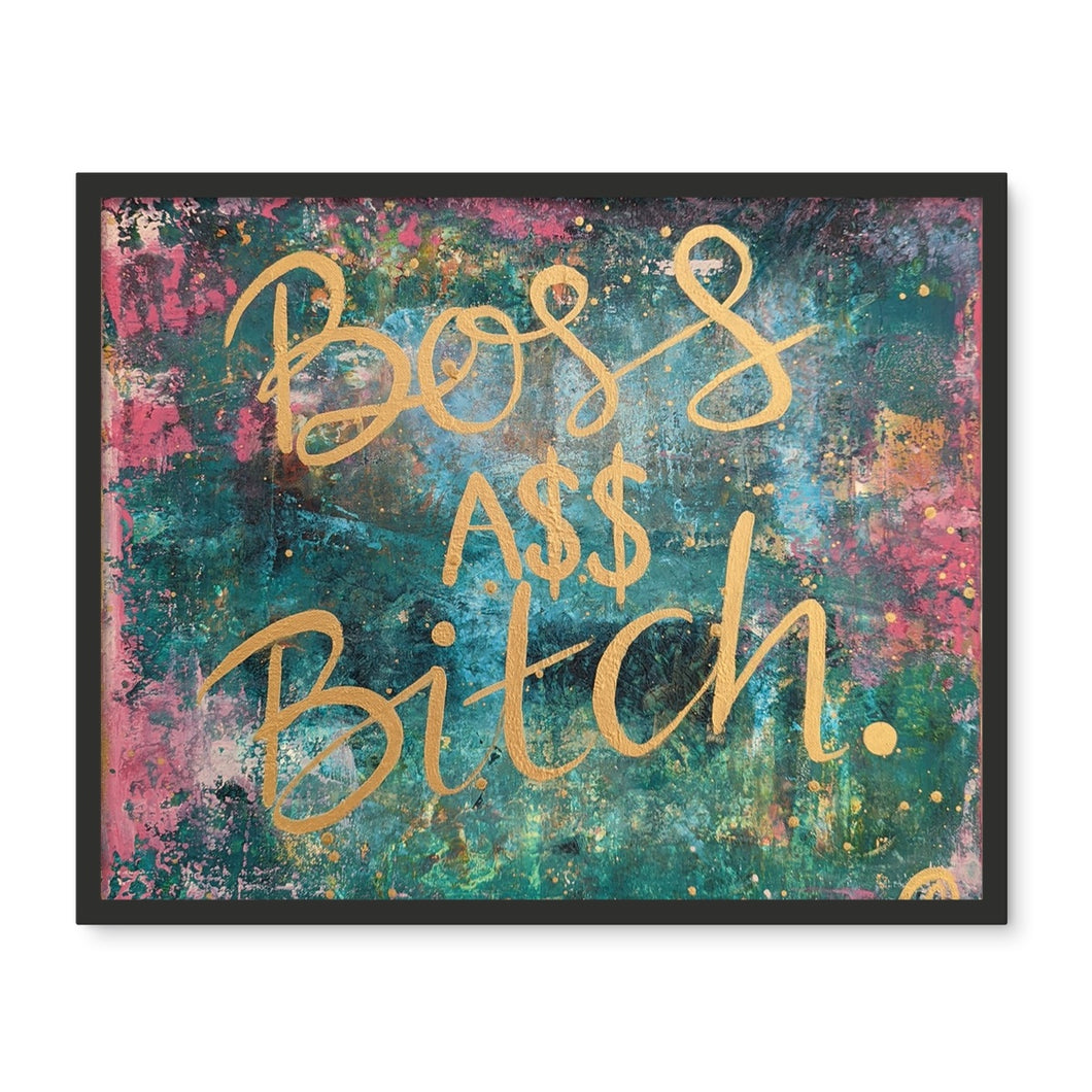 Boss A$$ B'tch Framed Photo Tile