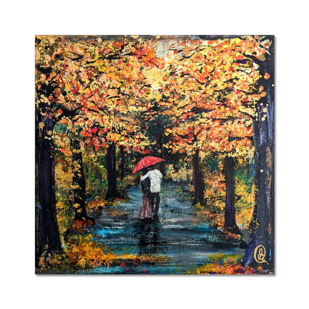 Autumn Stroll Fine Art Print