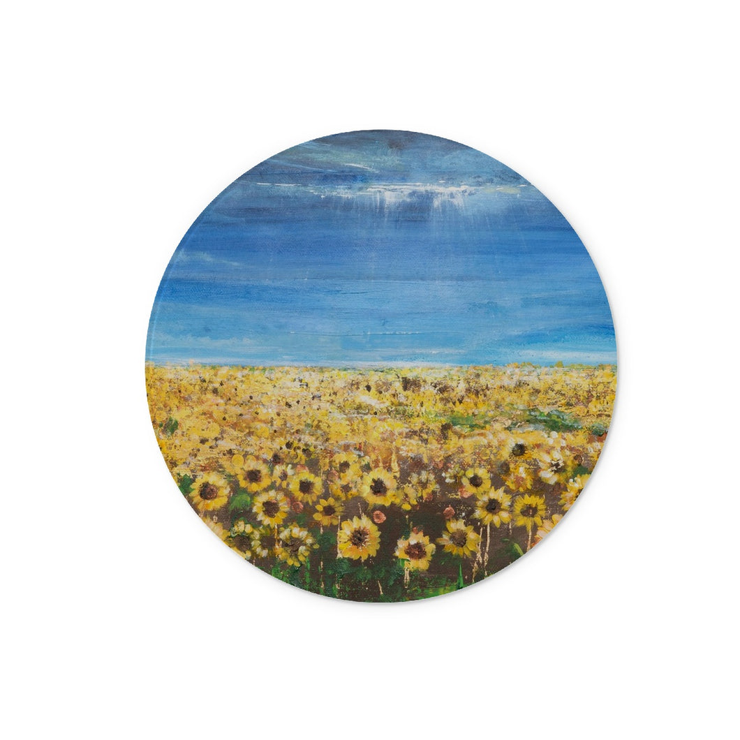 Glory to Ukraine Glass Chopping Board