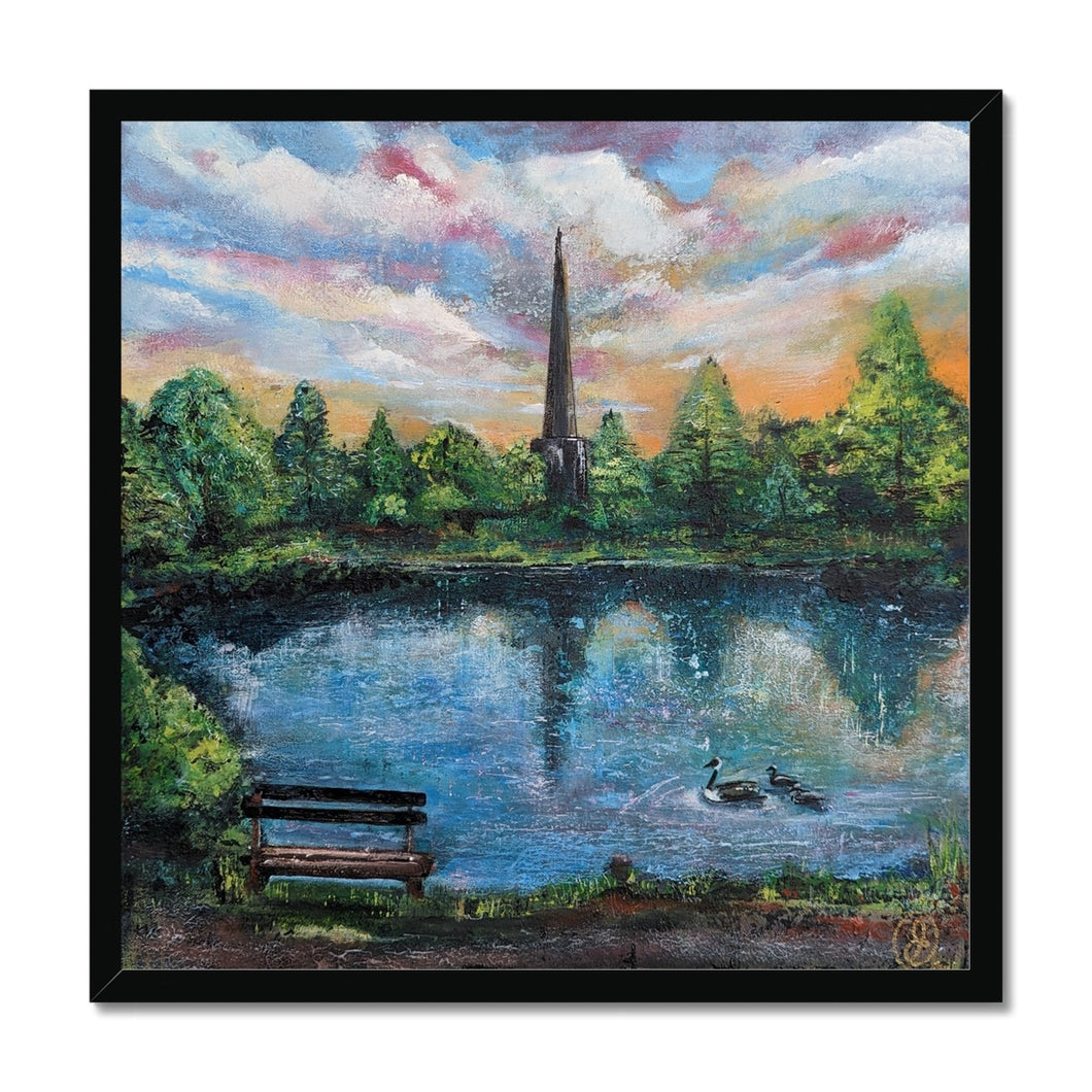 Lydney Lake Framed Print