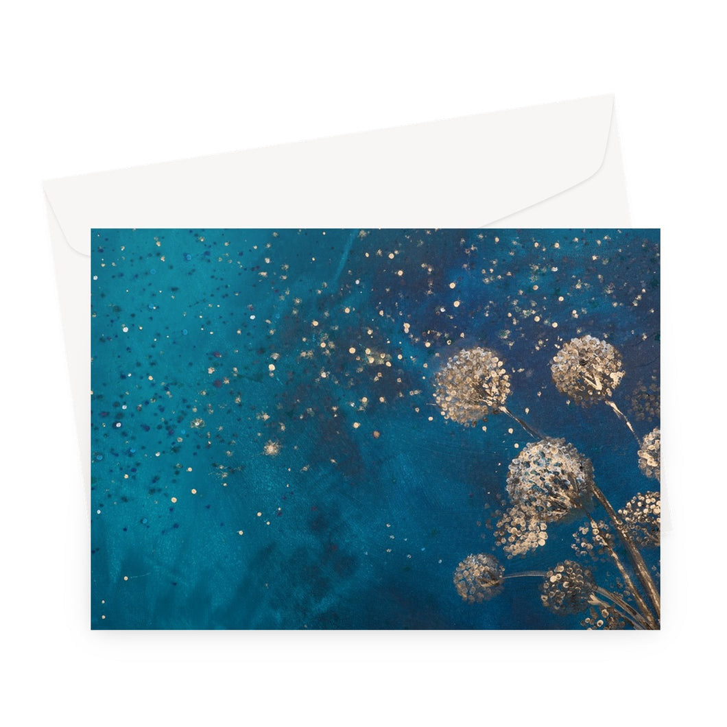 Midnight Wish Greeting Card