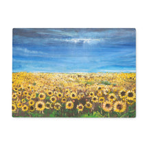 Load image into Gallery viewer, Glory to Ukraine Glass Chopping Board
