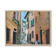 Load image into Gallery viewer, Argegno Street Framed Print
